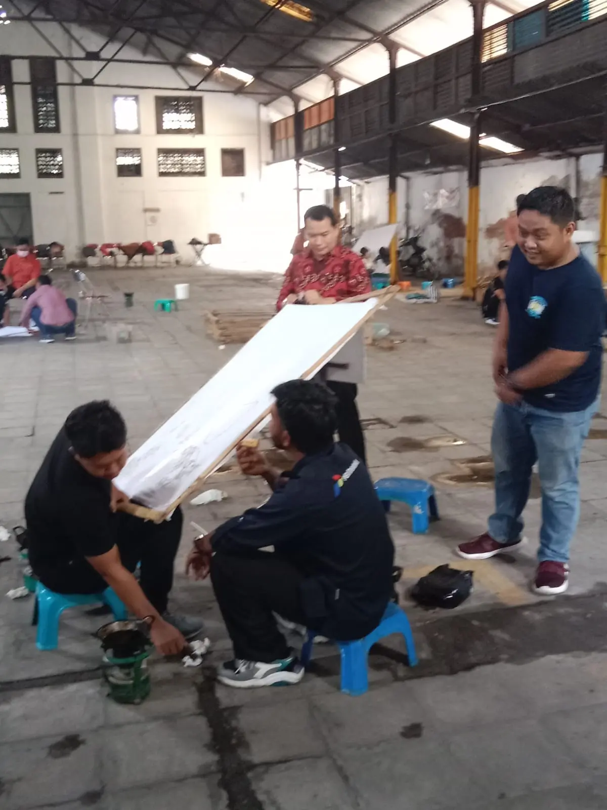 Pelatihan membatik mahasiswa UNIBA(26)